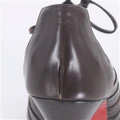 CHRISTIAN LOUBOUTIN BW42 4058 Inverness 100 Appollo Leather Pumps